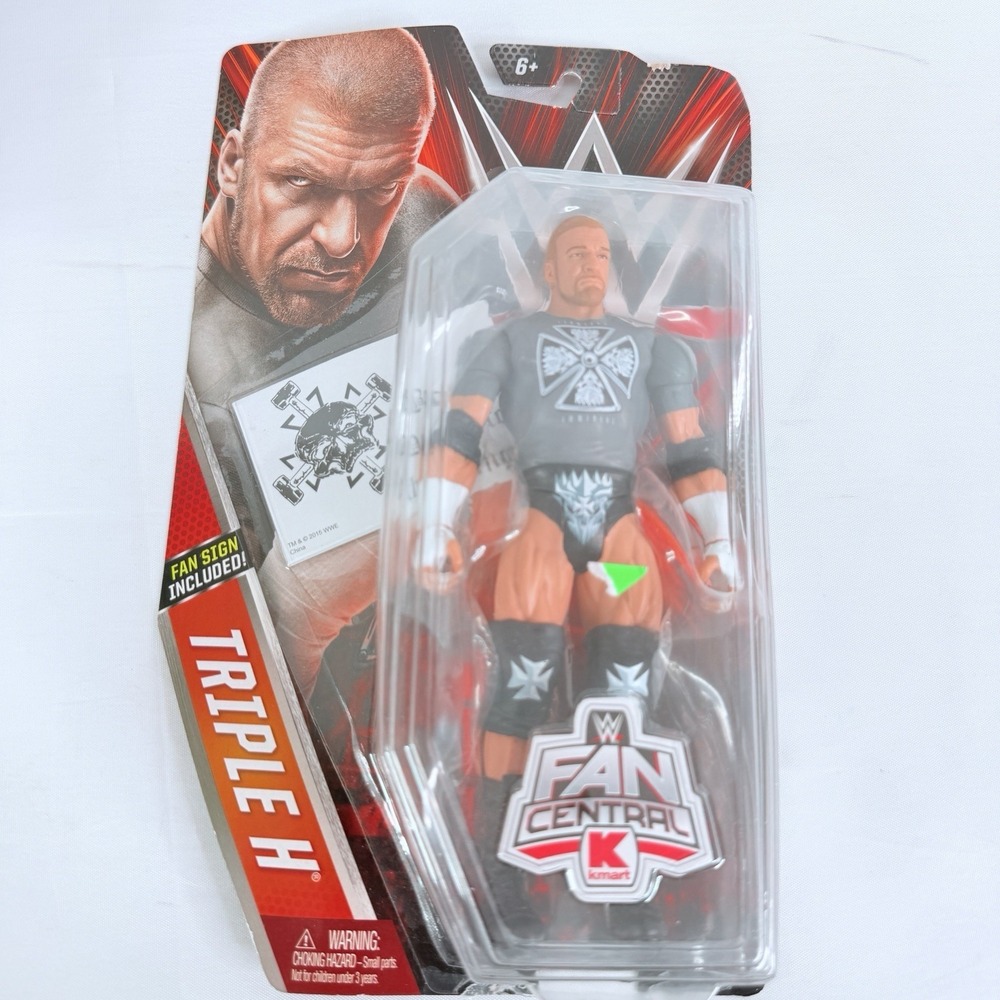2015 WWE WWF Mattel Triple H HHH Basic Wrestling Figure K Mart Exclusive